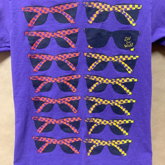 Vans | XS Unisex Purple Graphic Tee - Picture 3 of 5